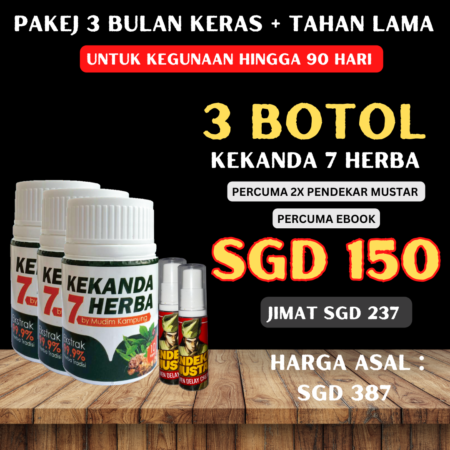 Kekanda 7 Herba 3 Botol